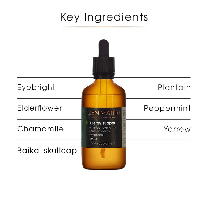 Allergy Support – Seasonal Comfort Herbal Tincture, 100ml