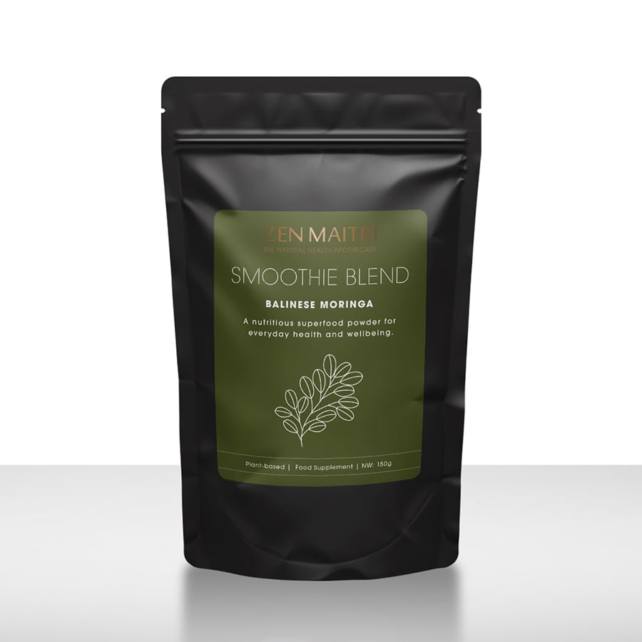Balinese Moringa - Supergreen Organic Powder, Daily Wellness, 150 g