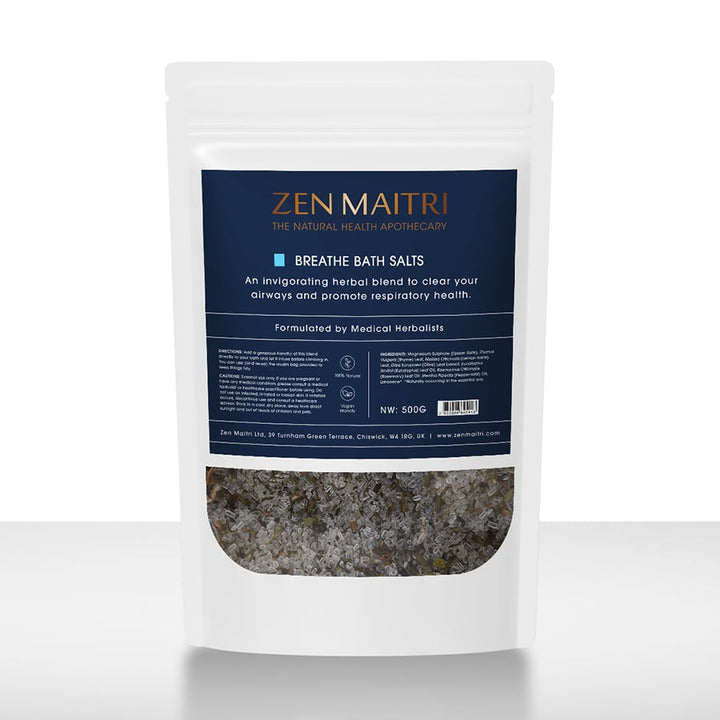 Breathe Bath Salts – Epsom & Eucalyptus Soak, 500g