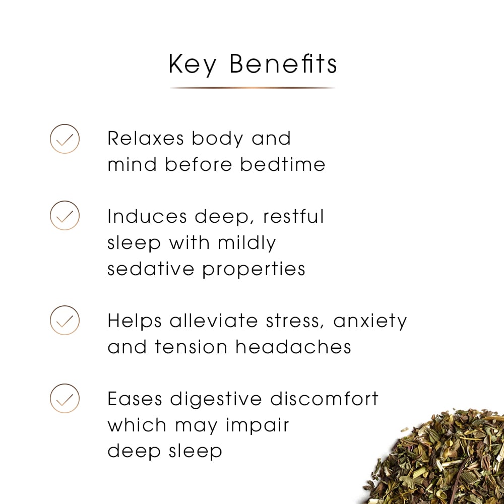 Herbal Tea for Sleep with Lemon Balm & Calming Herbs
