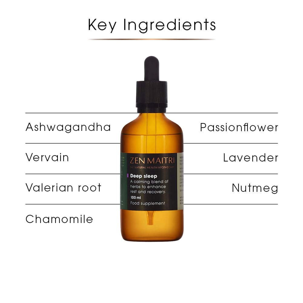 Herbal Sleep Tincture with Valerian Root & Calming Herbs, 100ml
