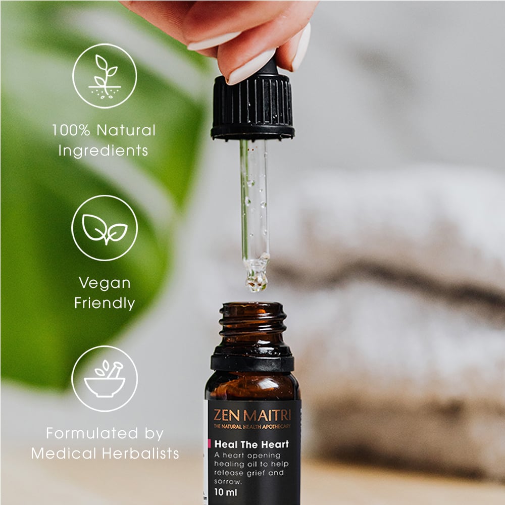 Rose & Frankincense Aromatherapy Oil – Emotional Comfort Blend, 10ml
