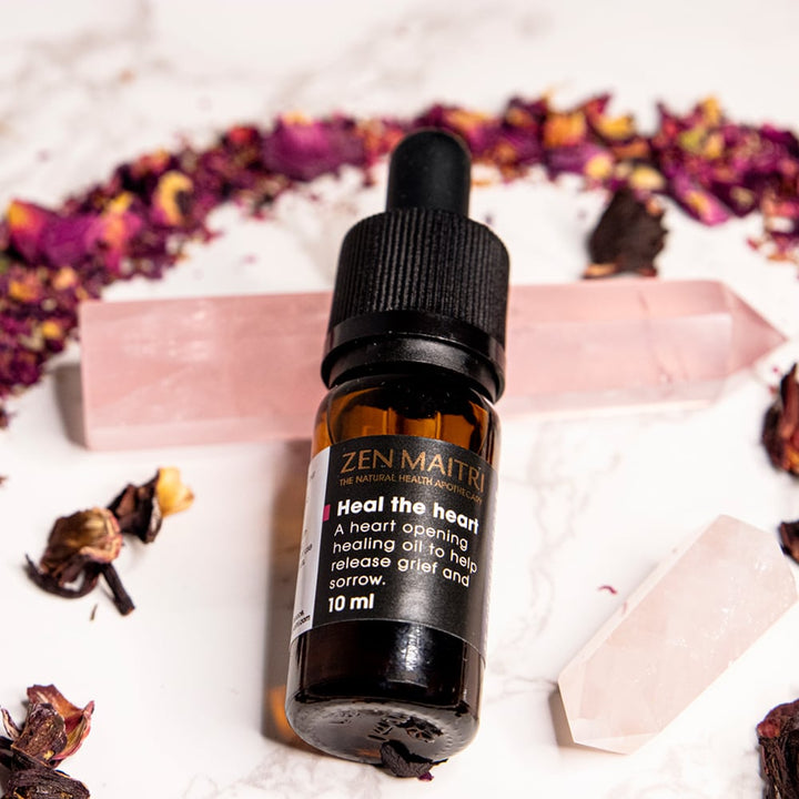 Rose & Frankincense Aromatherapy Oil – Emotional Comfort Blend, 10ml
