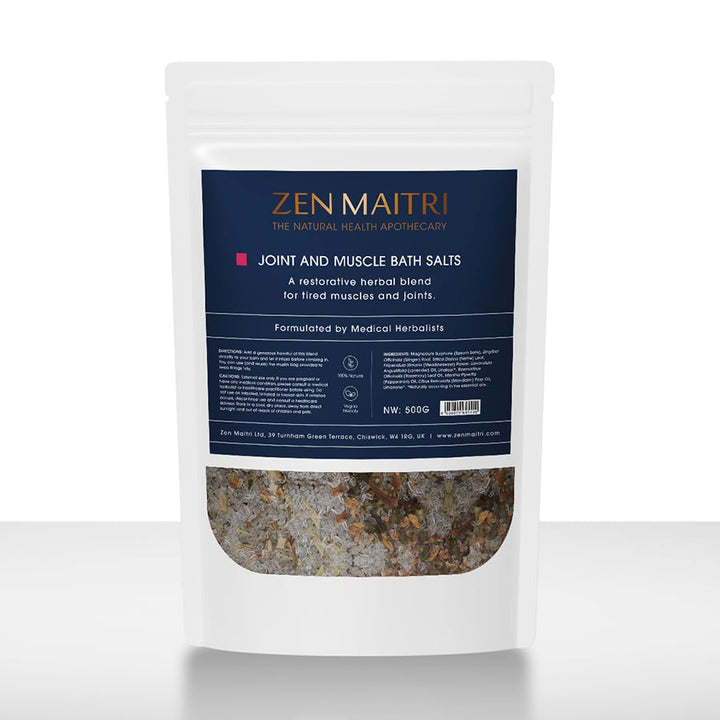 Joint & Muscle Bath Salts – Epsom & Ginger Soak, 500g