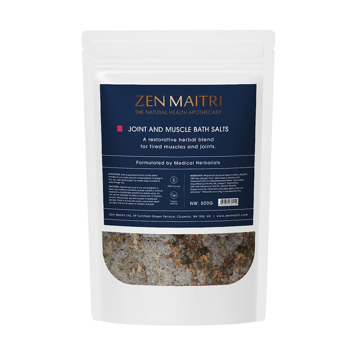 Joint & Muscle Bath Salts – Epsom & Ginger Soak, 500g