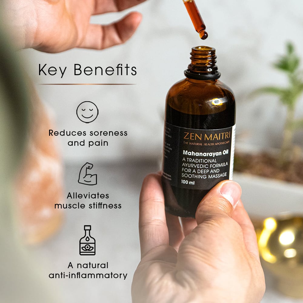 Mahanarayan Oil – Ayurvedic Massage for Joint Comfort, 100ml