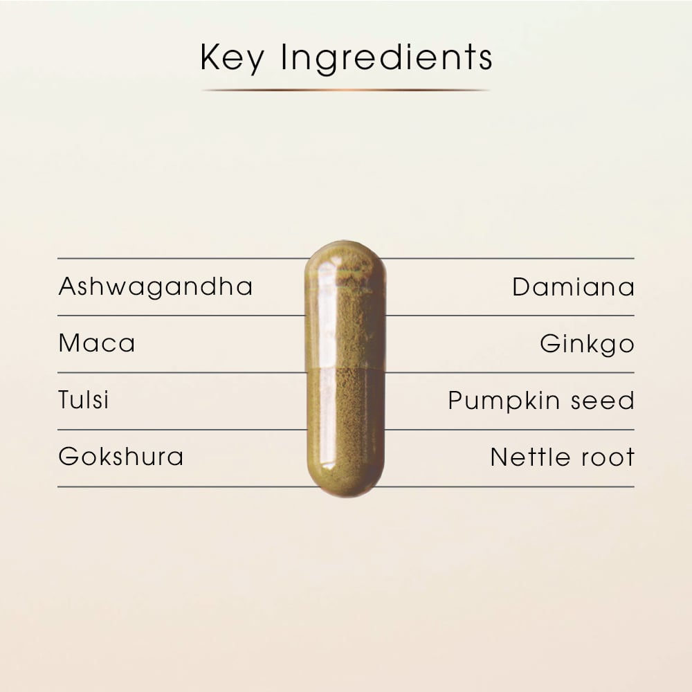 Male Vitality Capsules | Energy & Hormonal Balance Support, 60 capsules