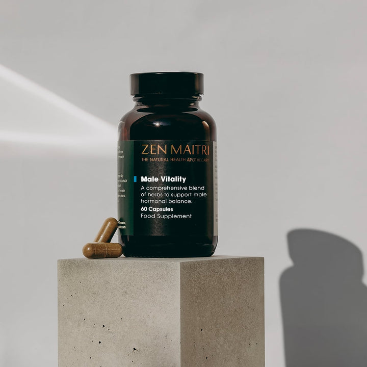 Male Vitality Capsules | Energy & Hormonal Balance Support, 60 capsules