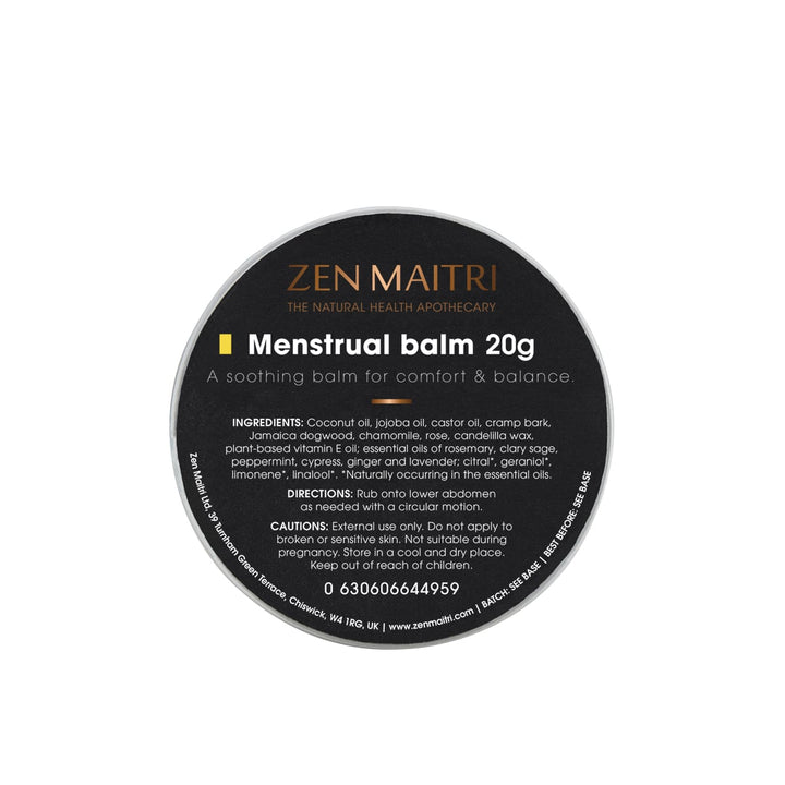 Menstrual Balm – Natural Comfort for Period Cramps, 20g