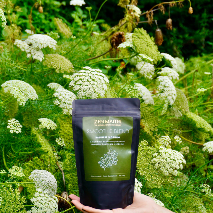 Balinese Moringa - Supergreen Organic Powder, Daily Wellness, 150 g