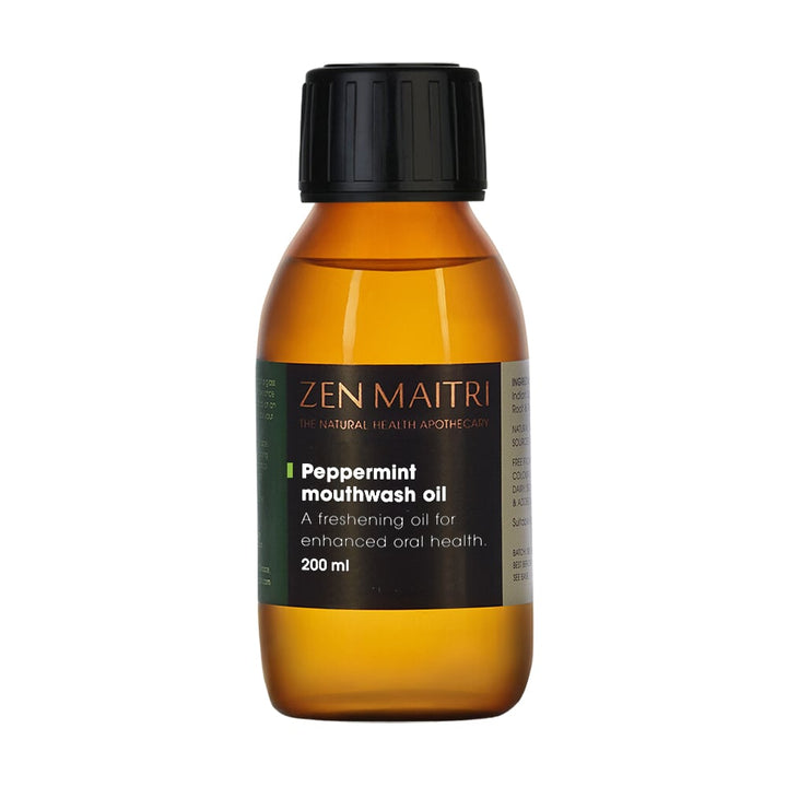 Peppermint Oil Pulling – Coconut & Sesame Oil, 200ml