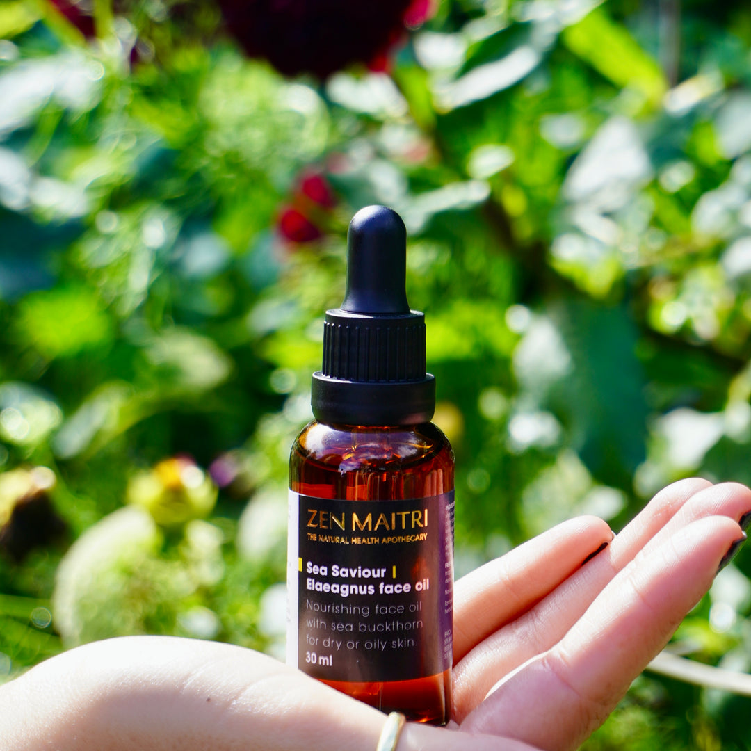 メノウ フェイスオイル （スキンオイル） Sea-Saviour Elaeagnus Oil – Clarifying Face Oil 30ml | Zen Maitri