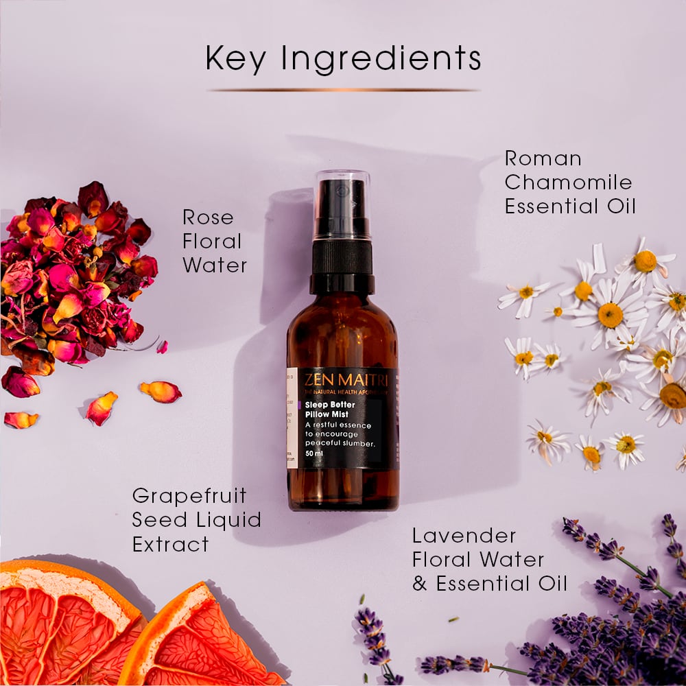 Sleep Pillow Mist with Lavender & Roman Chamomile, 50ml