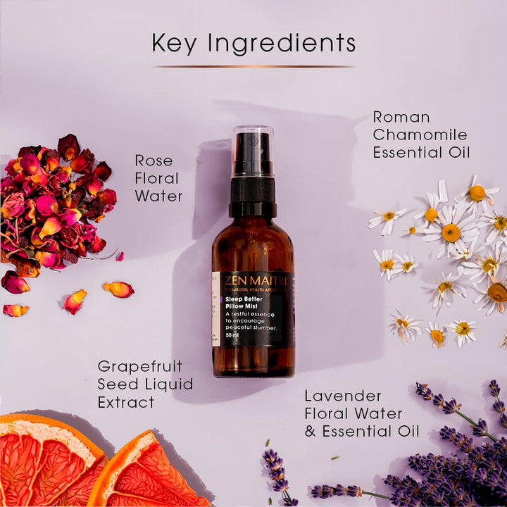 Sleep Pillow Mist with Lavender & Roman Chamomile, 50ml