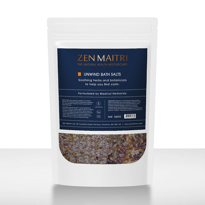 Unwind Epsom Bath Salts – Magnesium Relaxing Soak, 500g