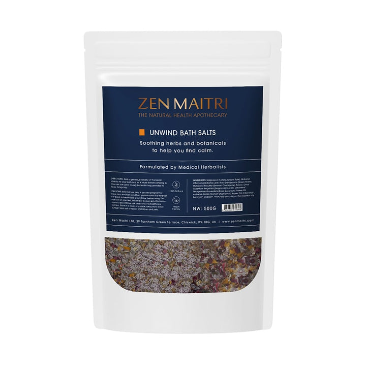 Unwind Epsom Bath Salts – Magnesium Relaxing Soak, 500g