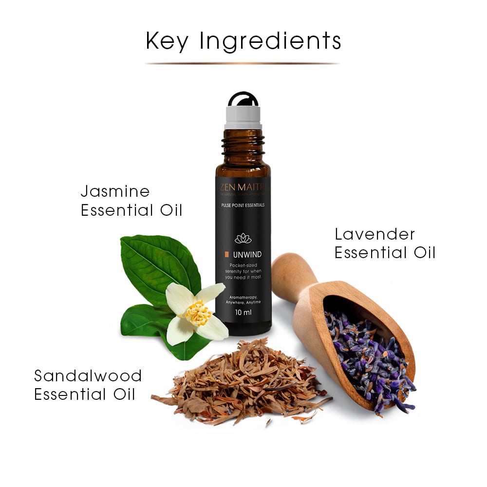 Unwind Essential Oil Roller – Stress Relief with Lavender