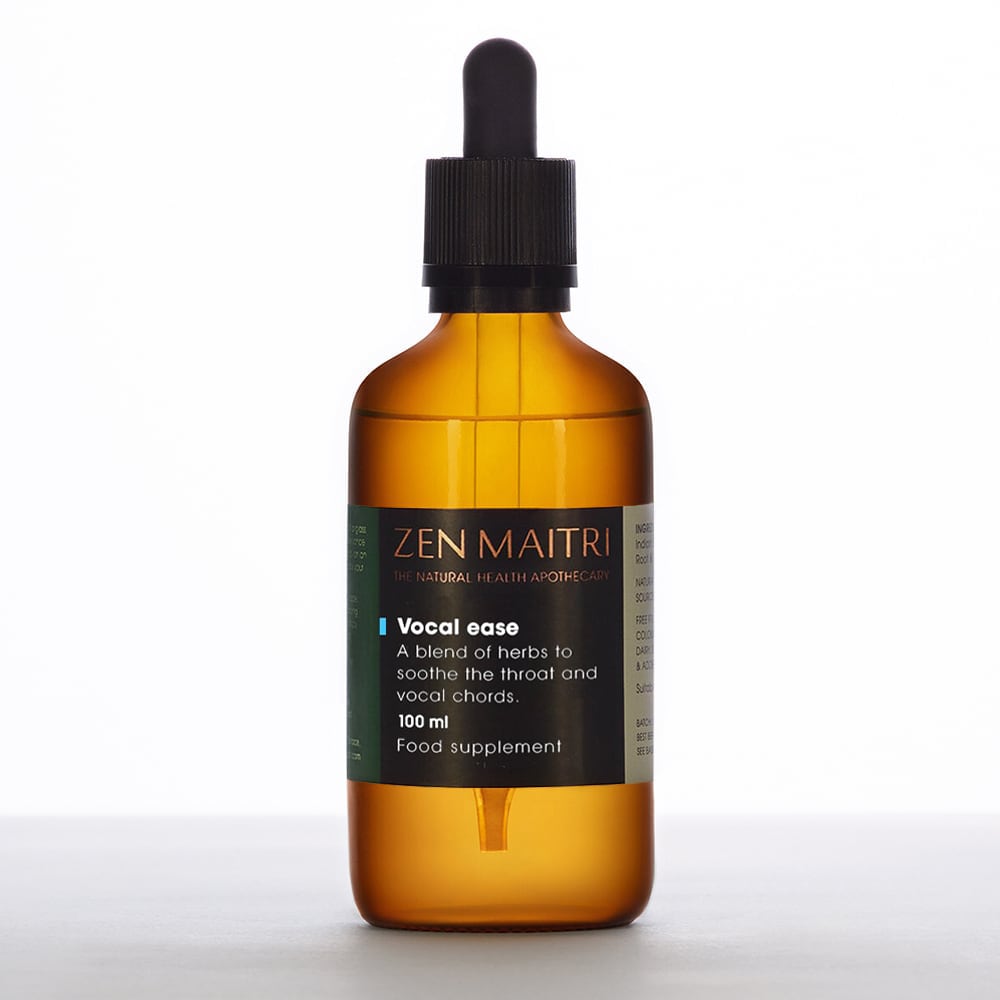 Vocal Ease Tincture – Voice & Throat Herbal Support, 100ml