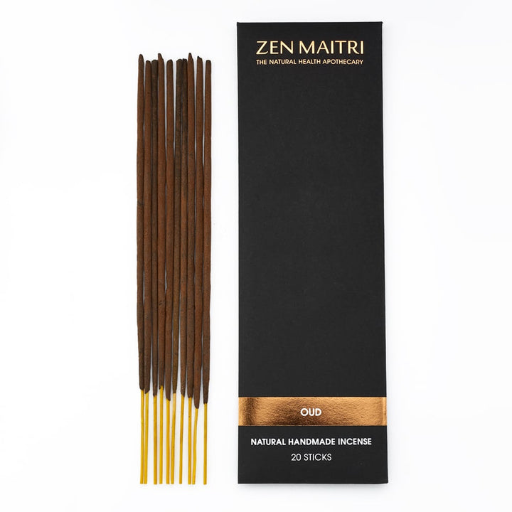 Oud Incense Sticks – Deep, Grounding Natural Aroma, 20 Sticks